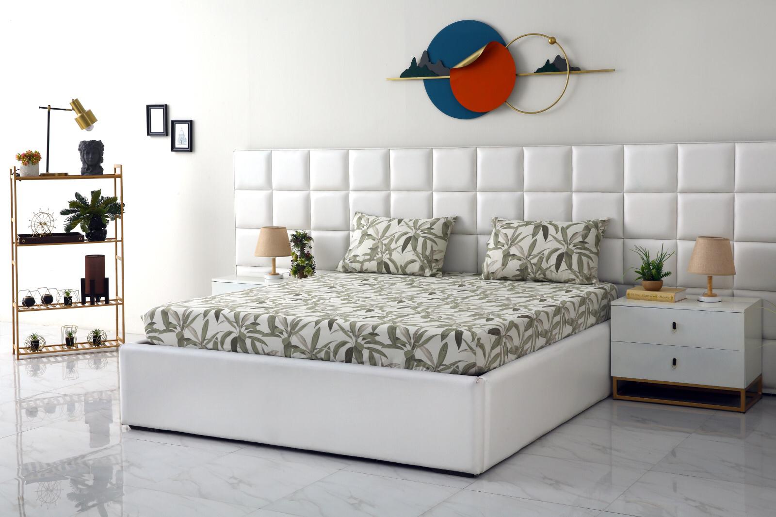 Fitted Bed Sheet-Pines Fitted Sheets Apricot