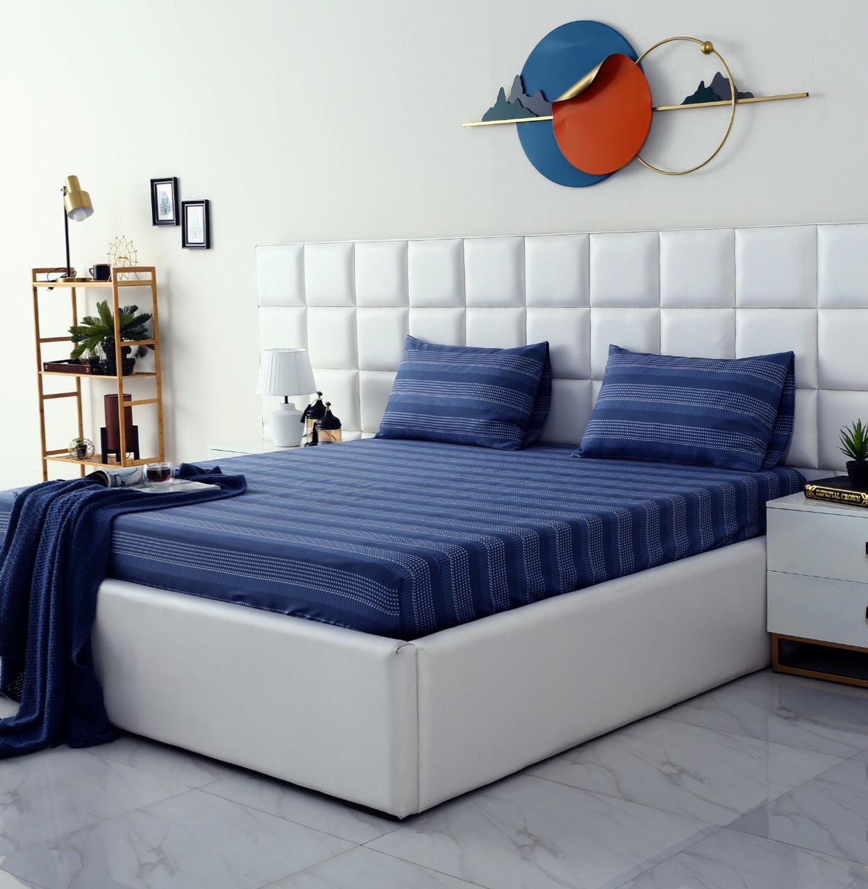 Fitted Bed Sheet-Sapphire Fitted Sheets Apricot