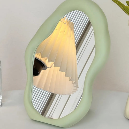 Cloud Makeup Mirror With Stand-SA2408-212 Mirror Apricot
