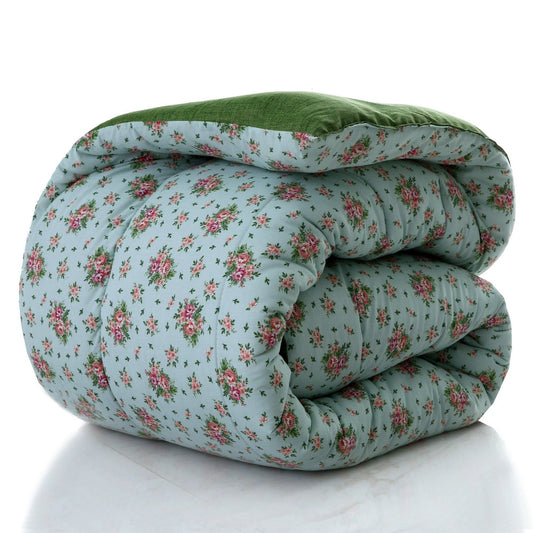 1 PC Double Winter Comforter-Verdant Comforters Apricot