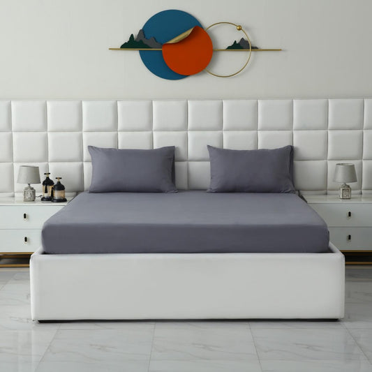 100% Water Replant Fitted Sheet-Grey