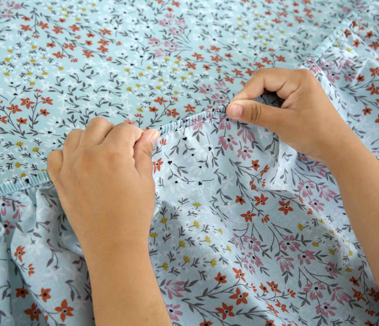 Fitted Bed Sheet-Alabaster Fitted Sheets Apricot