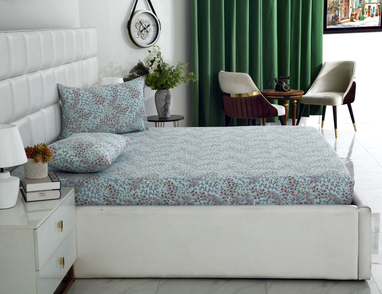 Fitted Bed Sheet-Alabaster Fitted Sheets Apricot