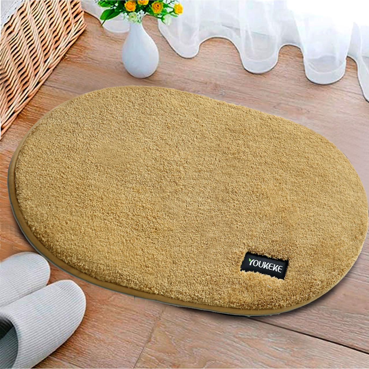 Anti-Slip Door Mat(SA2408-326)-Furry Beige Door Mats Apricot