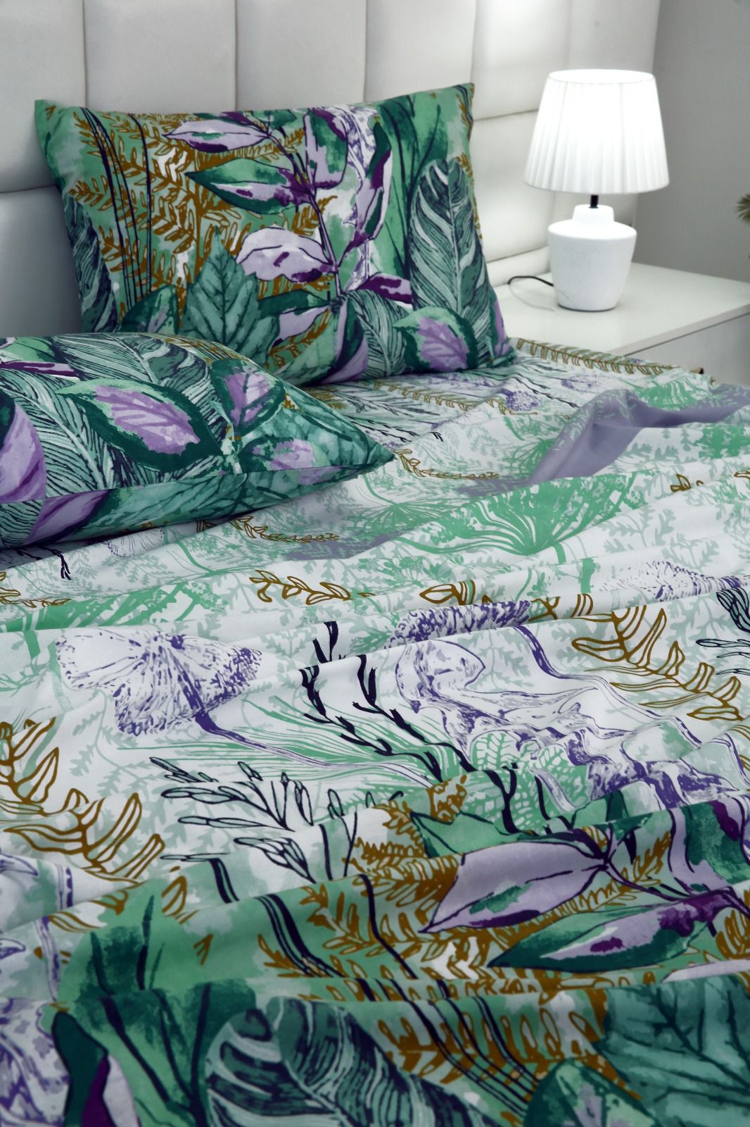 3 PCs Double Bed Sheet-DB205 Bed Sheets Apricot