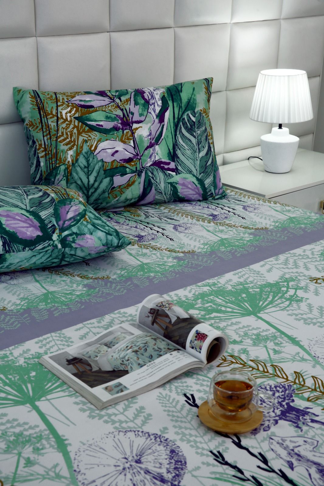 3 PCs Double Bed Sheet-DB205 Bed Sheets Apricot