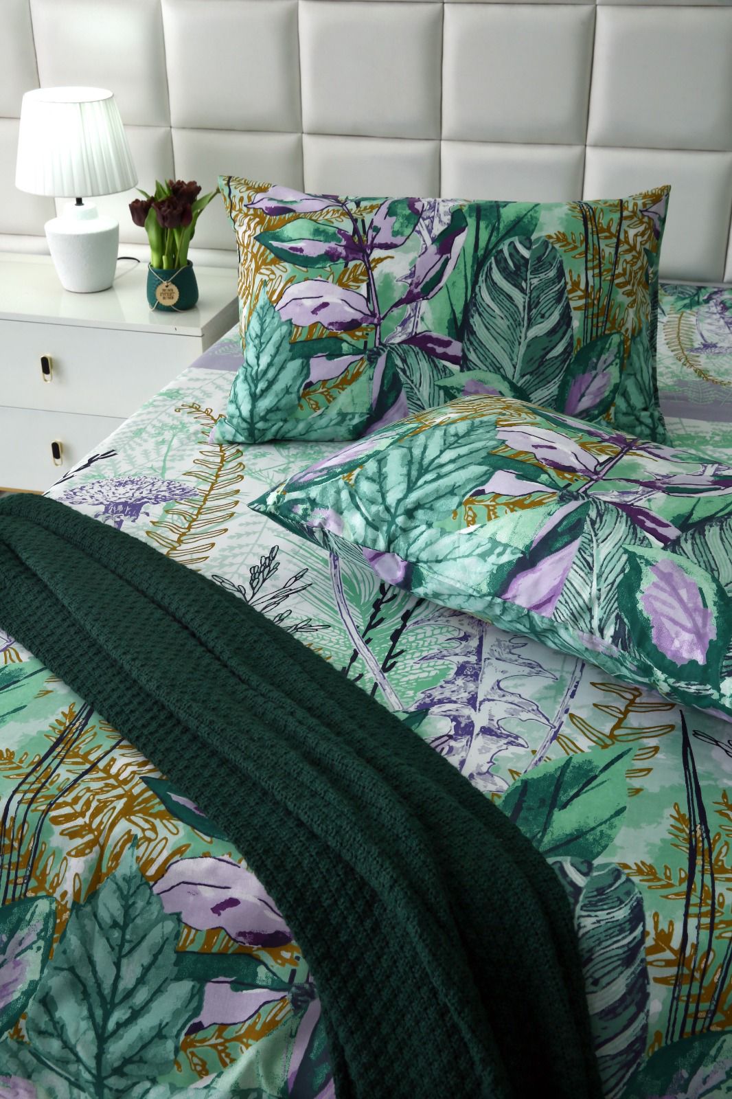 3 PCs Double Bed Sheet-DB205 Bed Sheets Apricot