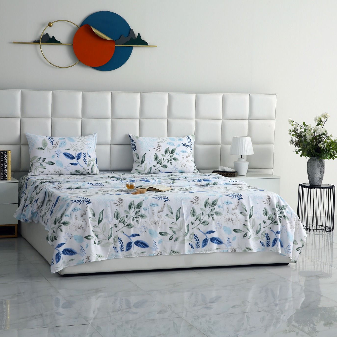 3 PCs Double Bed Sheet-DB208