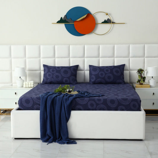 Fitted Bed Sheet-Azure Fitted Sheets Apricot