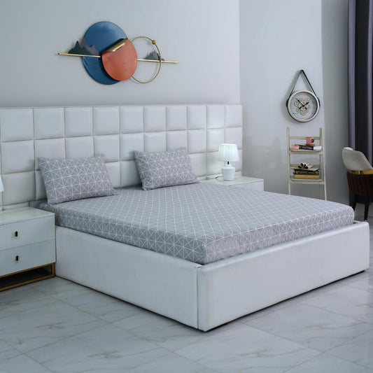 Fitted Bed Sheet-Nonagon Fitted Sheets Apricot