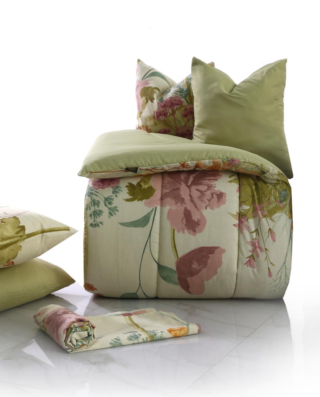 8 PCs Winter Comforter Set-Delamere Comforters Apricot