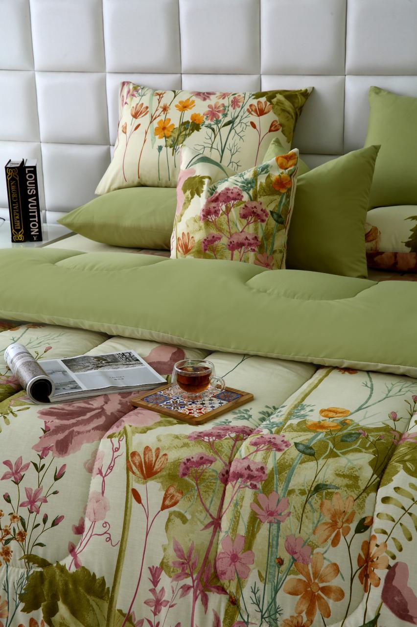 8 PCs Winter Comforter Set-Delamere Comforters Apricot