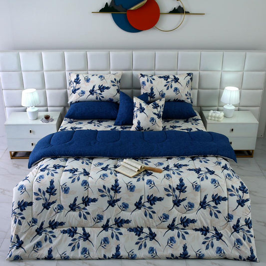 8 PCs Winter Comforter Set-Iris Comforters Apricot