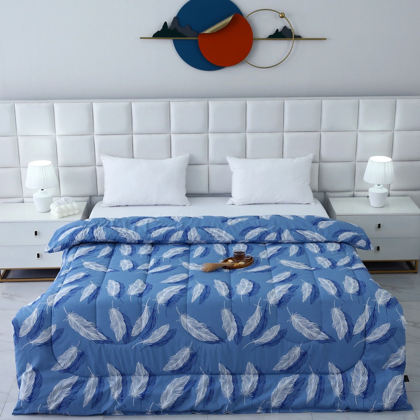 1 PC Double Winter Comforter-Plume Comforters Apricot