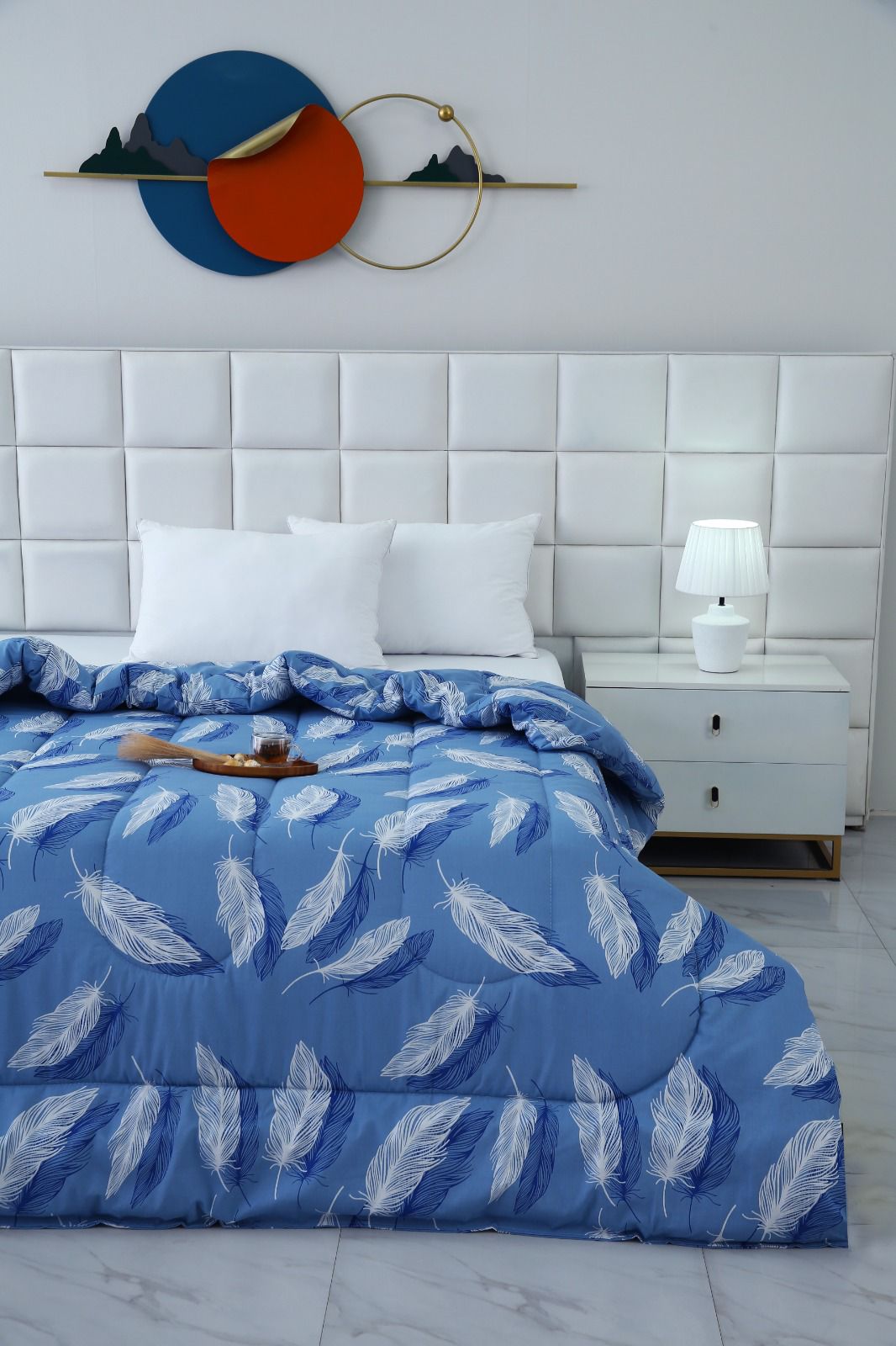 1 PC Double Winter Comforter-Plume Comforters Apricot