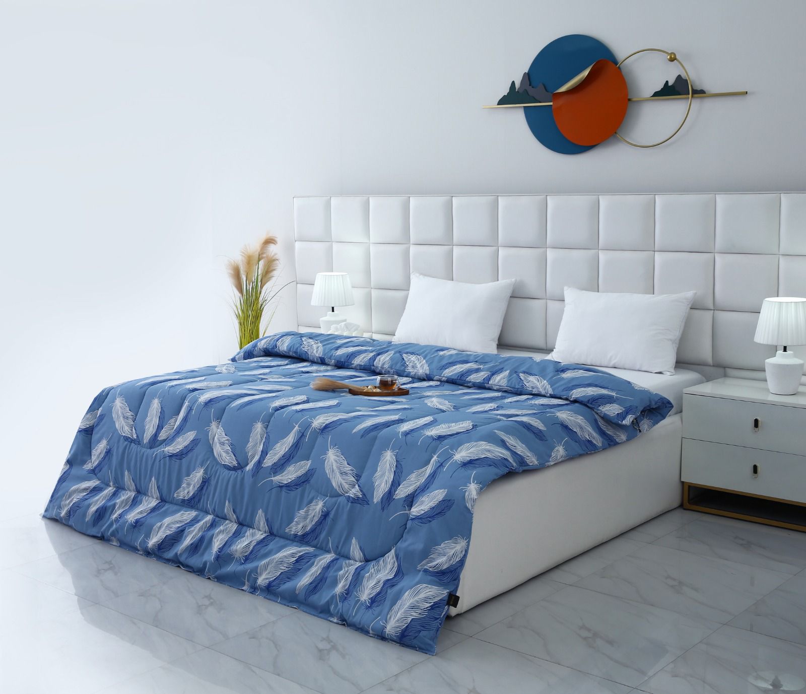 1 PC Double Winter Comforter-Plume Comforters Apricot