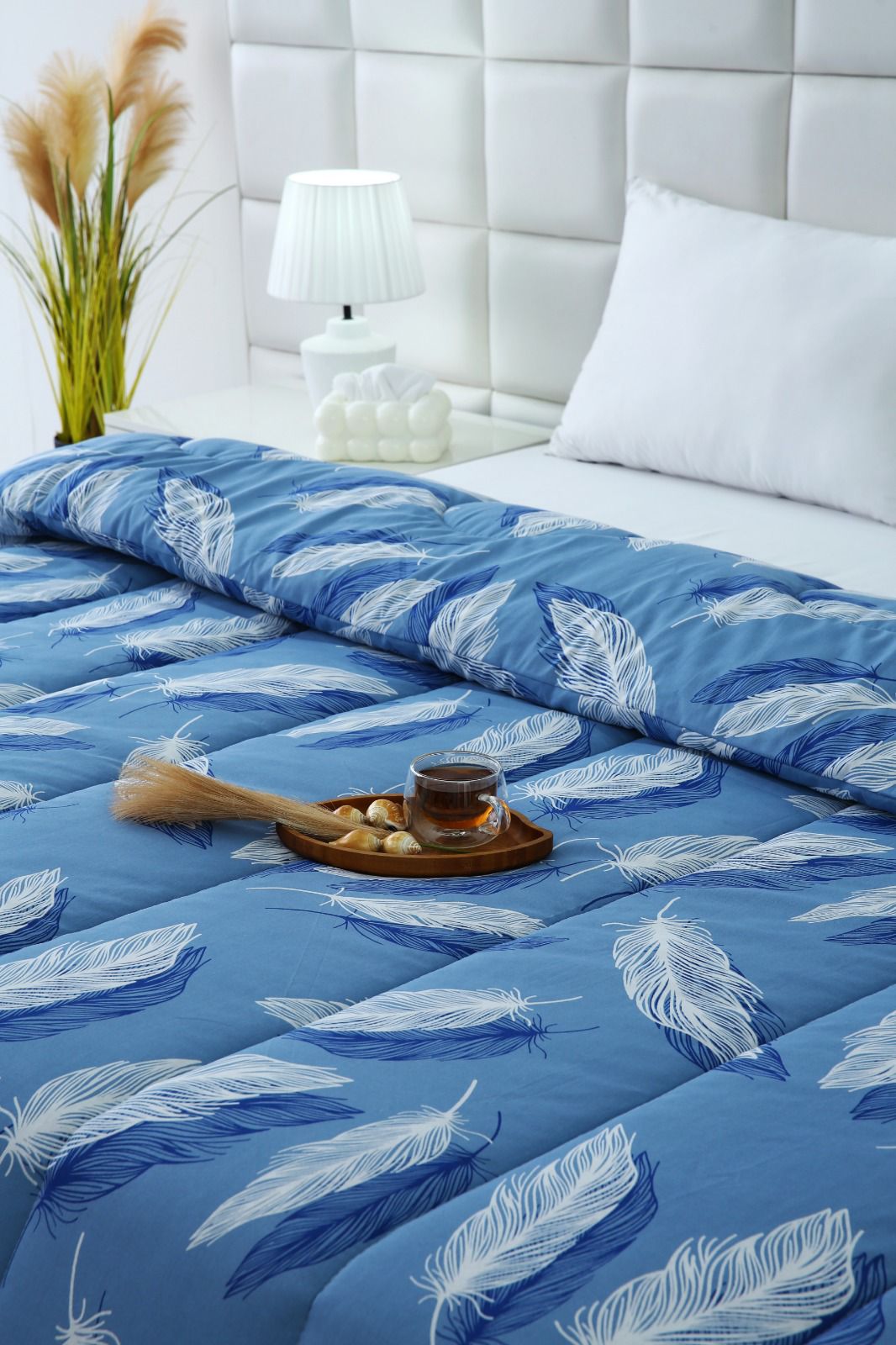 1 PC Double Winter Comforter-Plume Comforters Apricot