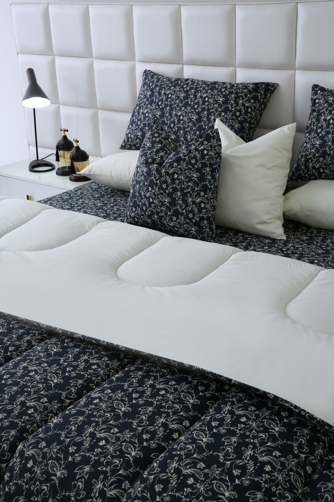 8 PCs Winter Comforter Set-Fleur Comforters Apricot