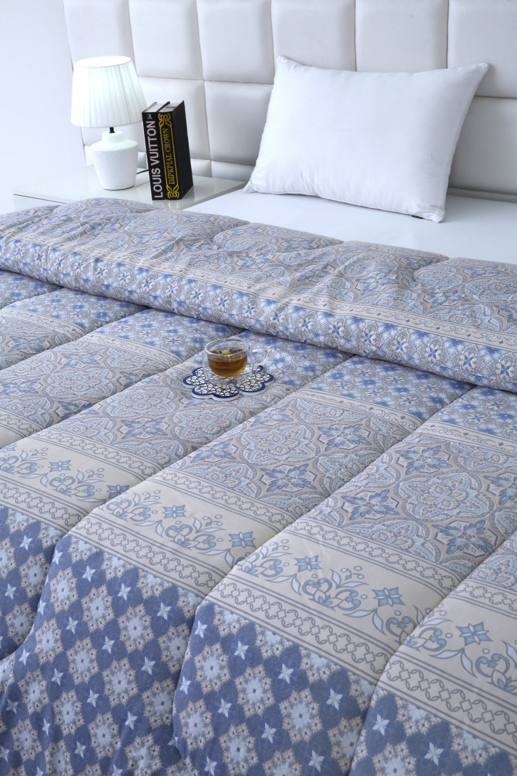 1 PC Double Winter Comforter-DC006 Comforters Apricot