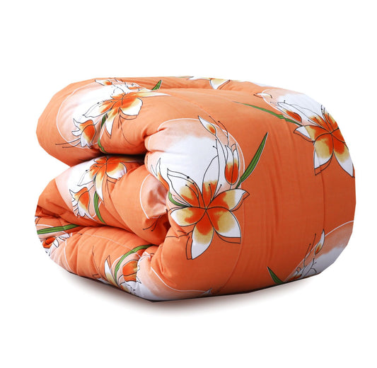 1 PC Double Winter Comforter-DC007 Comforters Apricot