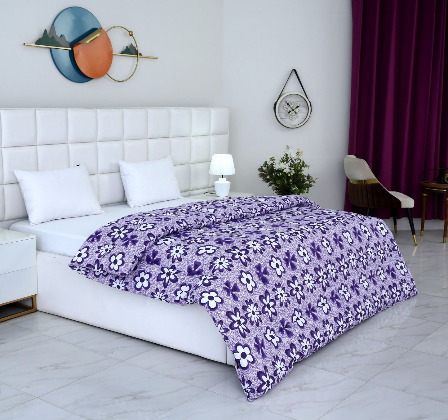 1 PC Double Winter Comforter-DC009 Comforters Apricot