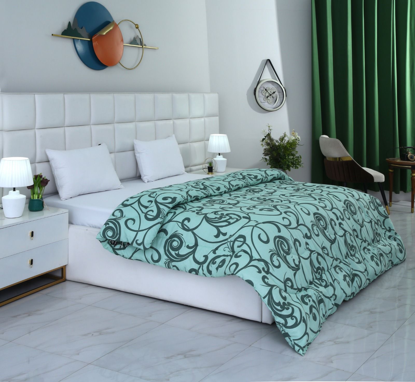 1 PC Double Winter Comforter-DC0010 Comforters Apricot