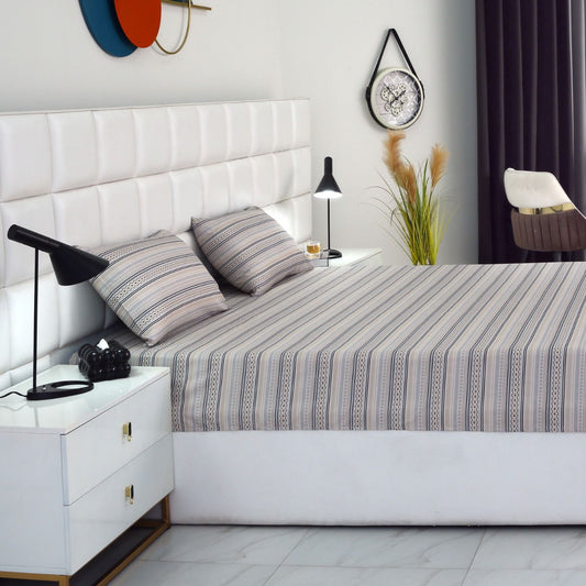 Fitted Bed Sheet-Slate Fitted Sheets Apricot