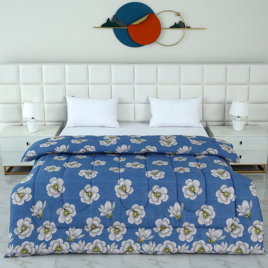 1 PC Double Winter Comforter-White Orchid Comforters Apricot