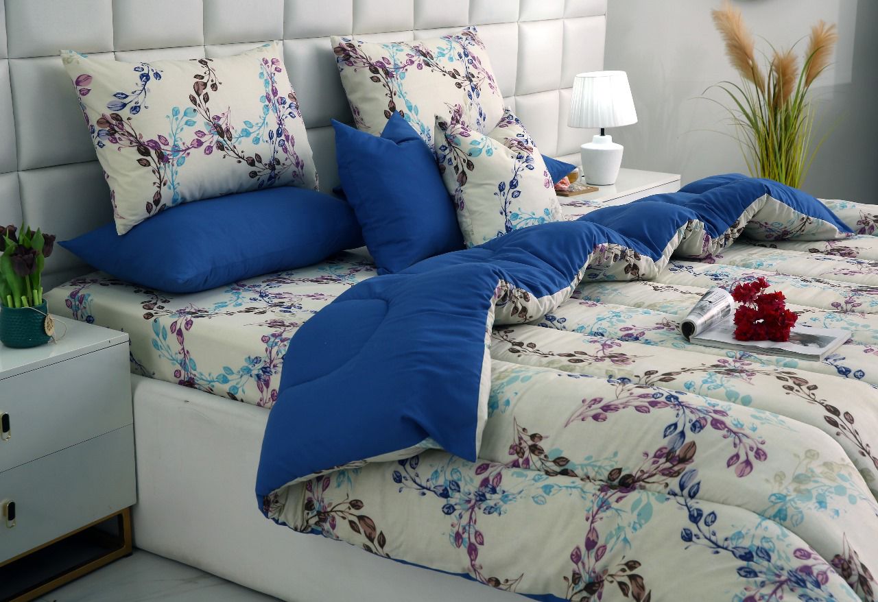 8 PCs Winter Comforter Set-Meihua