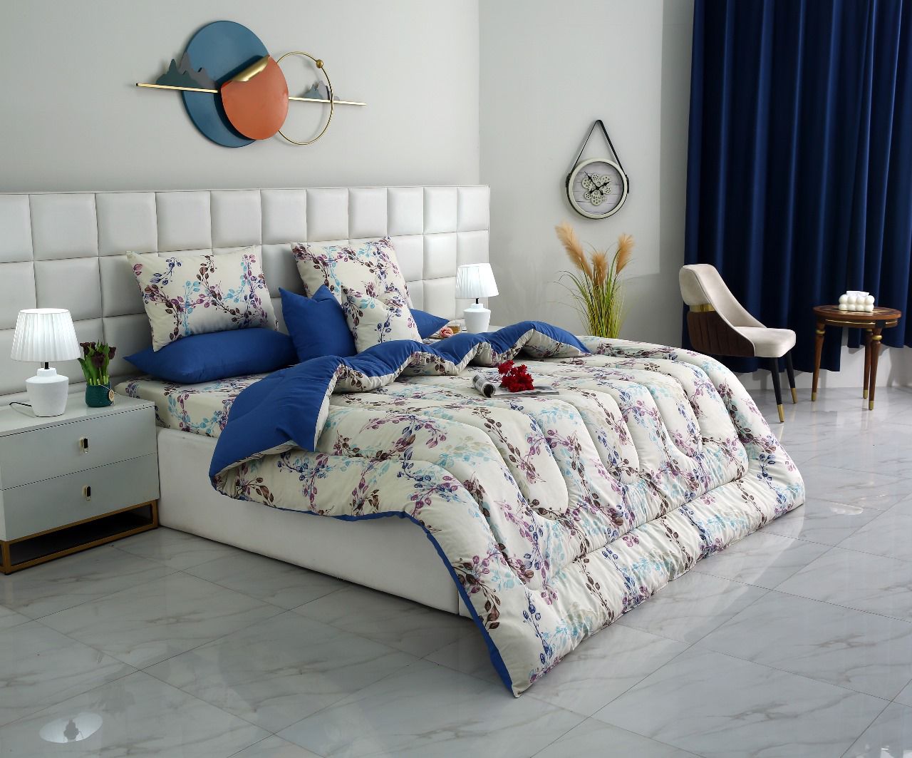 8 PCs Winter Comforter Set-Meihua