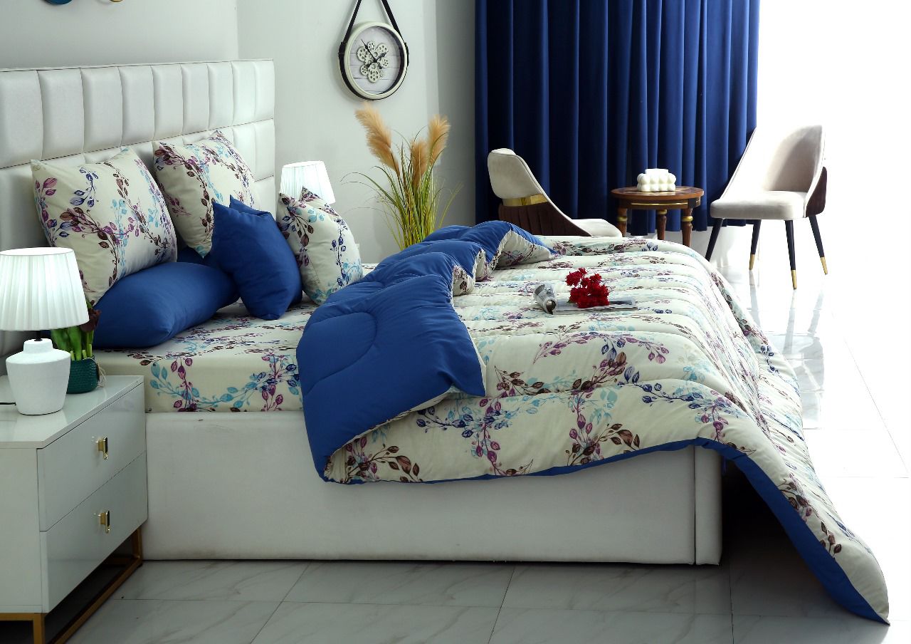 8 PCs Winter Comforter Set-Meihua