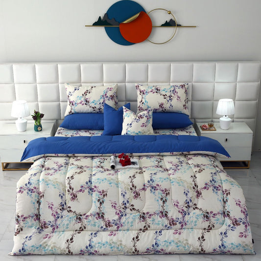 8 PCs Winter Comforter Set-Meihua