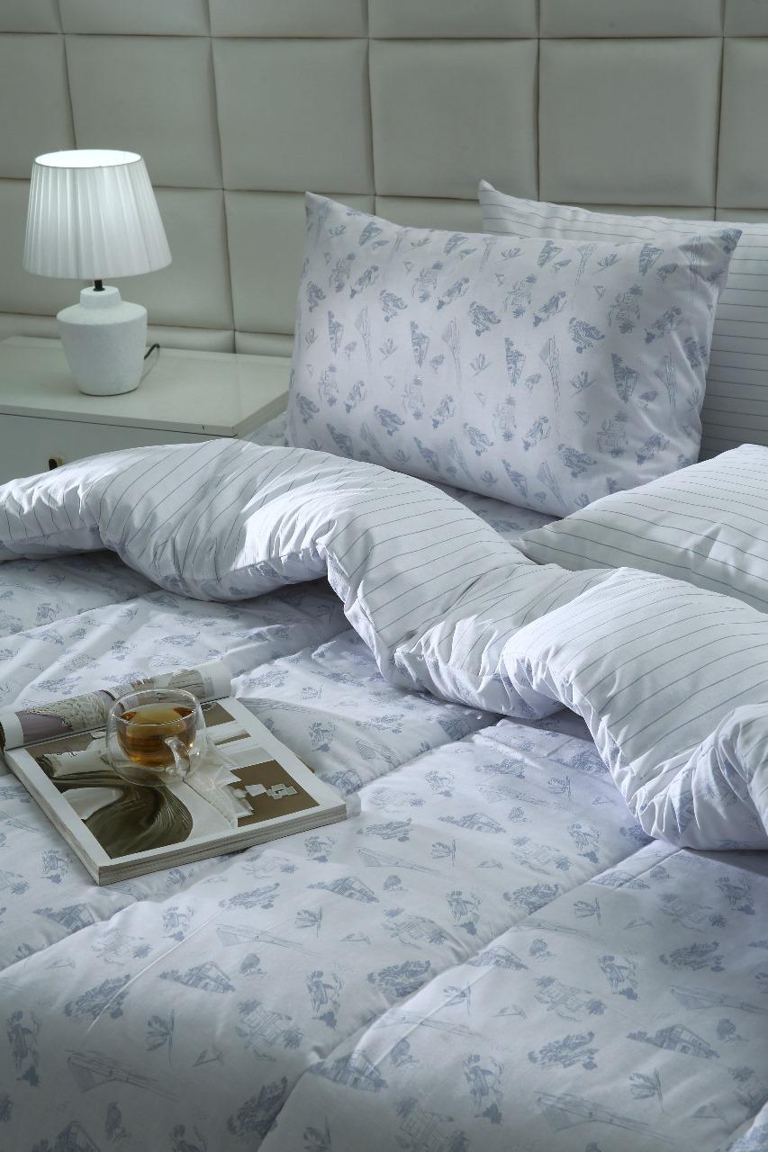 8 PCs Winter Comforter Set-Huts Comforters Apricot