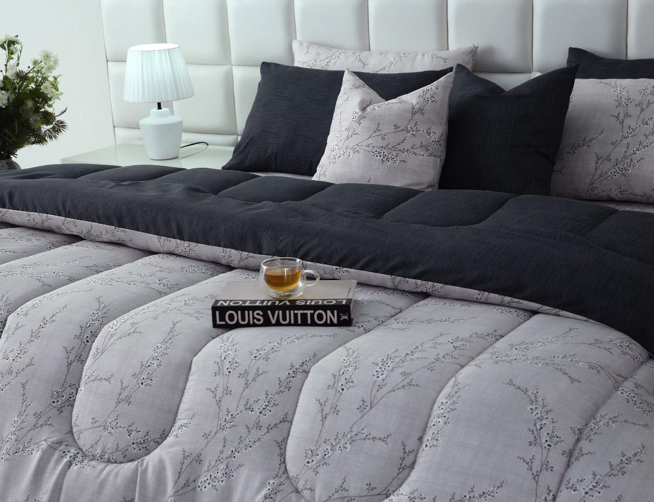 8 PCs Winter Comforter Set-Jaipur Weaves Comforters Apricot