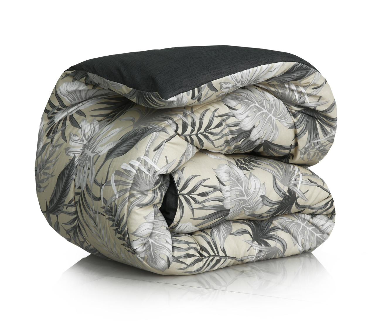 8 PCs Winter Razai Set-Hawaii(With Grey Reverse) Comforters Apricot