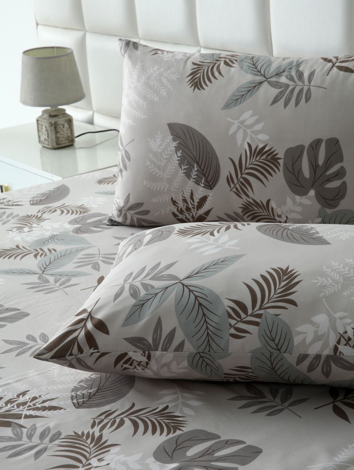 Fitted Bed Sheet-Leaf Style Fitted Sheets Apricot