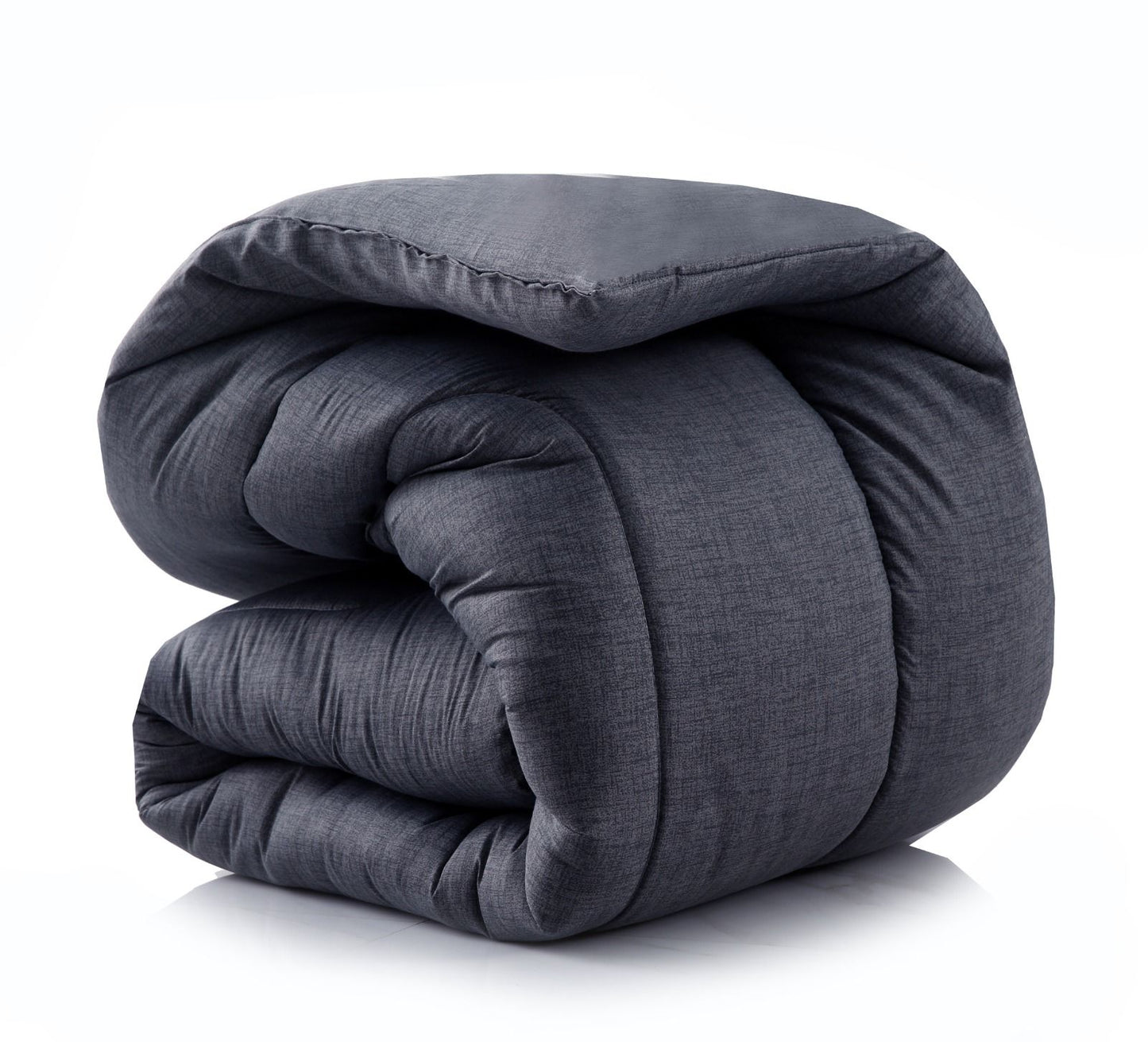 8 PCs Winter Razai Set-Grey Texture Comforters Apricot