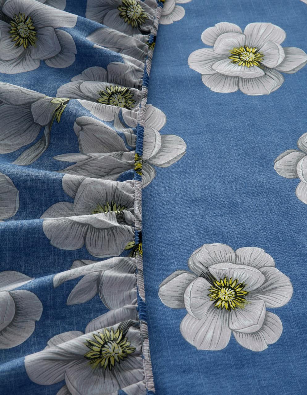 Fitted Bed Sheet-White Orchid Fitted Sheets Apricot