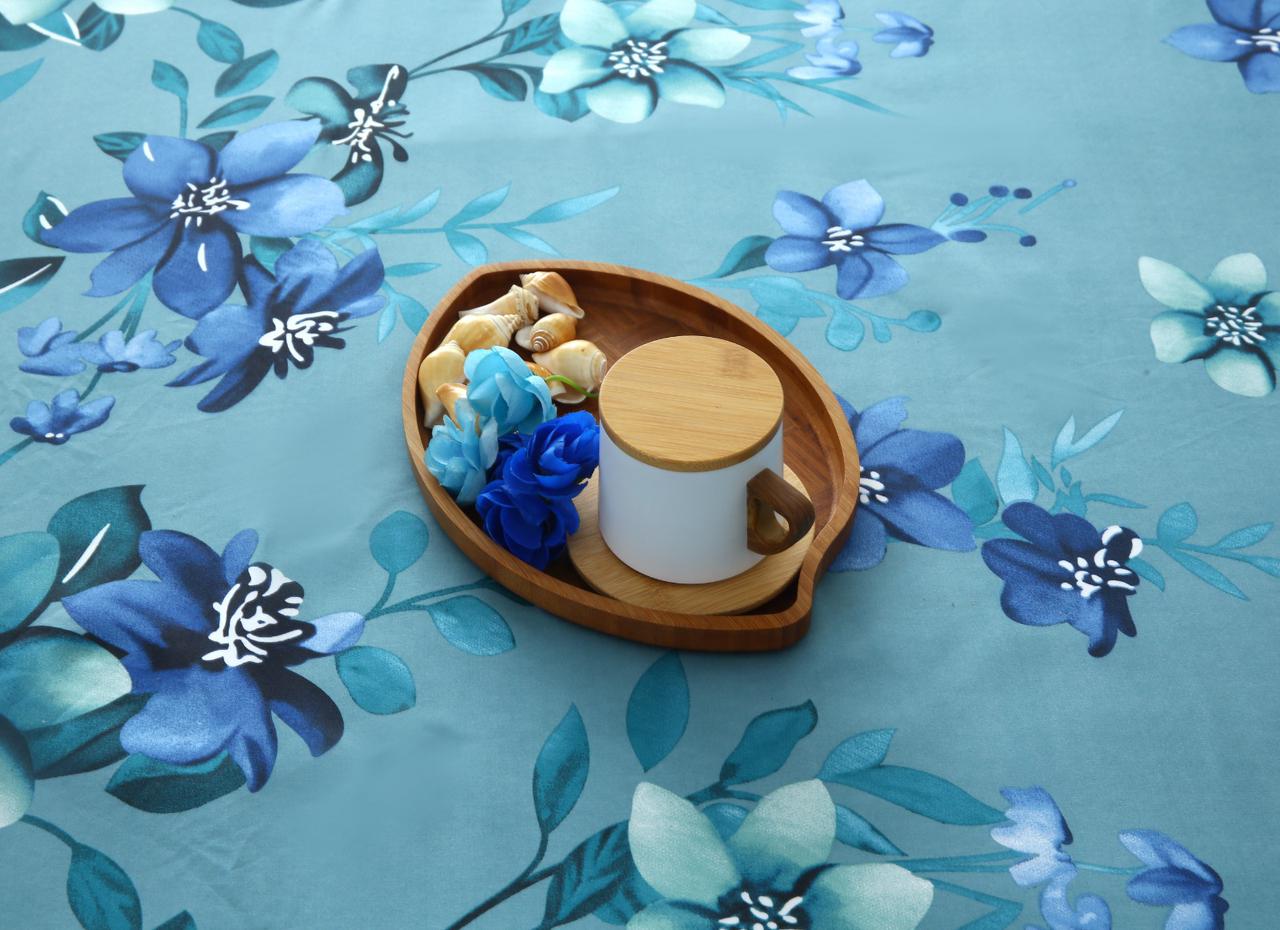 3 PCs Bed Sheet-Azure Bloom code BED SHEET Apricot