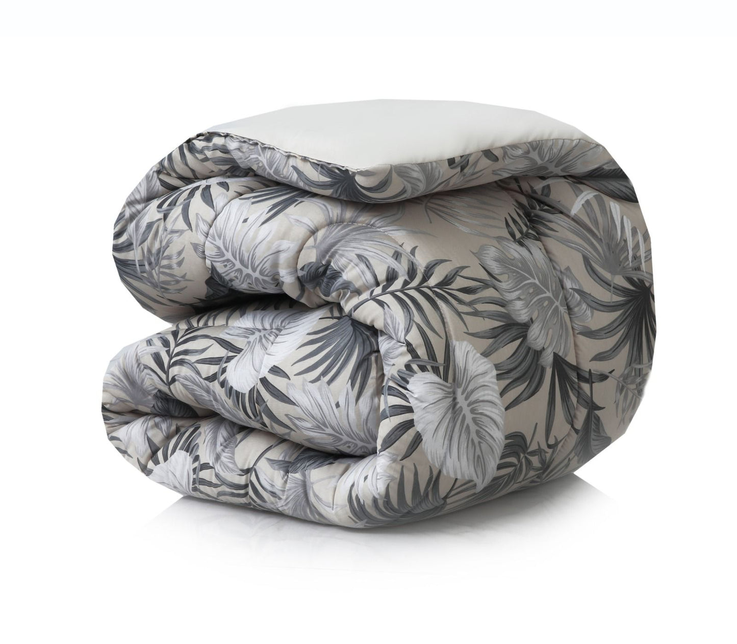 8 PCs Winter Razai Set-Hawaii(With Base Reverse) Comforters Apricot