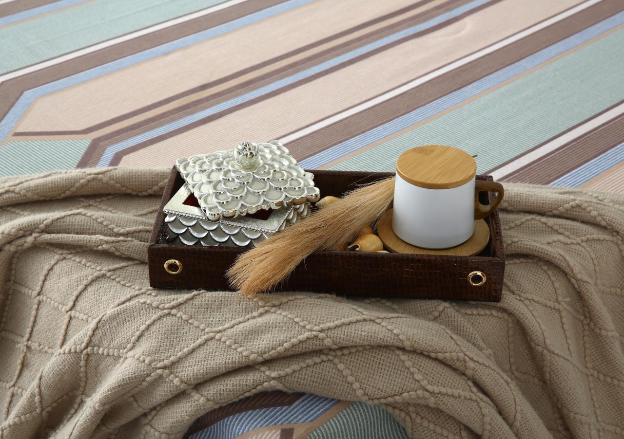 3 PCs Double Bed Sheet-DB-240 Bed Sheets Apricot