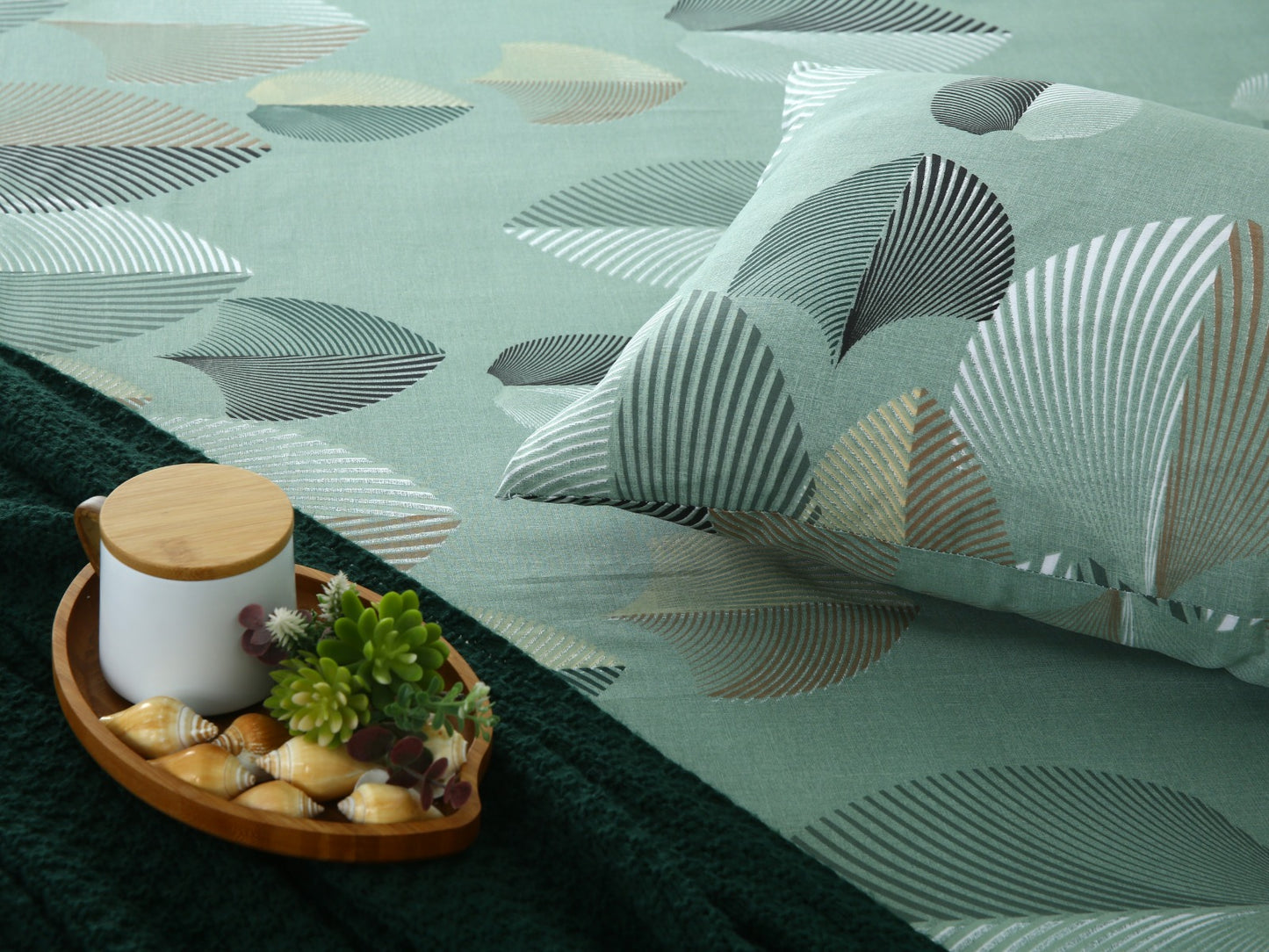 3 PCs Double Bed Sheet-DB245 Bed Sheets Apricot