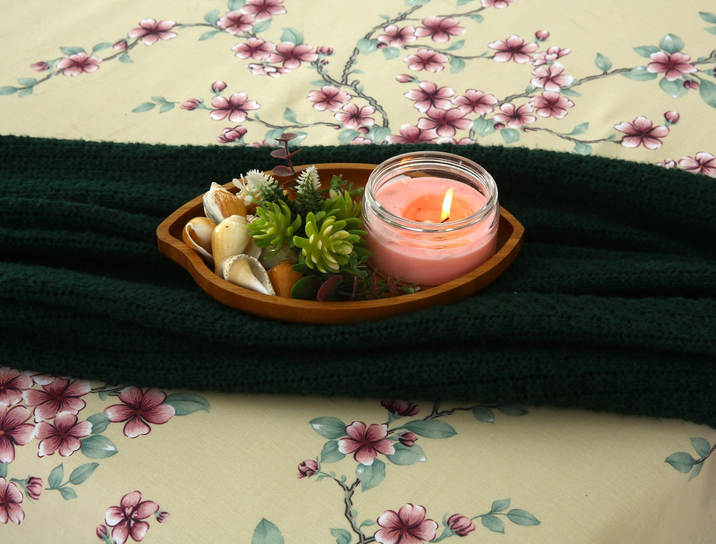 3 PCs Double Bed Sheet-DB-244 Bed Sheets Apricot