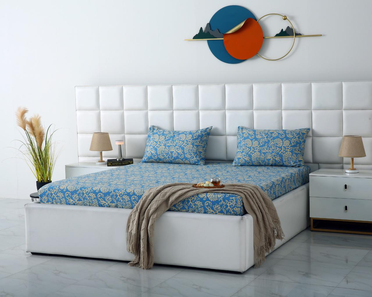 Fitted Bed Sheet-Vintage Chinese Fitted Sheets Apricot