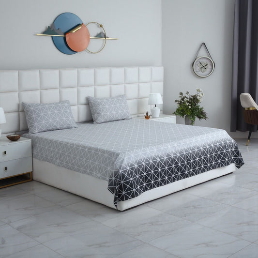 3 PCs Double Bed Sheet-DB137