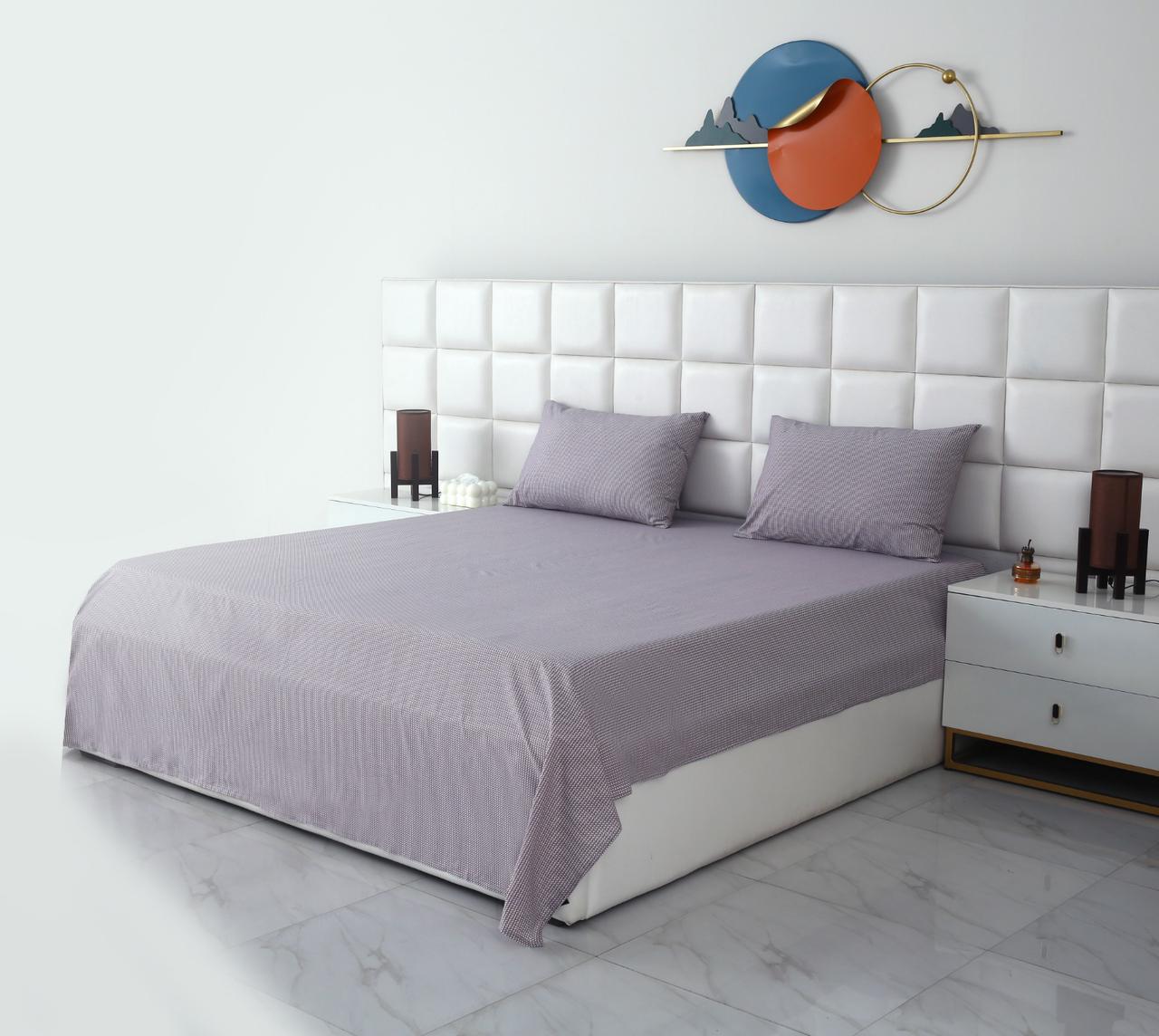 3 PCs Double Bed Sheet-DB235