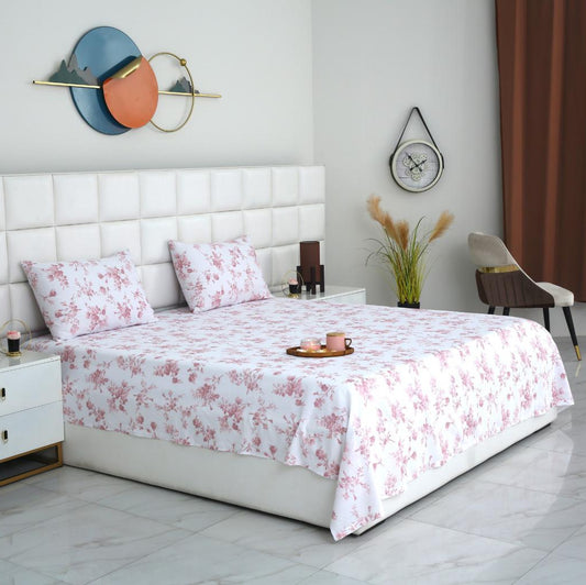 3 PCs Double Bed Sheet-DB157
