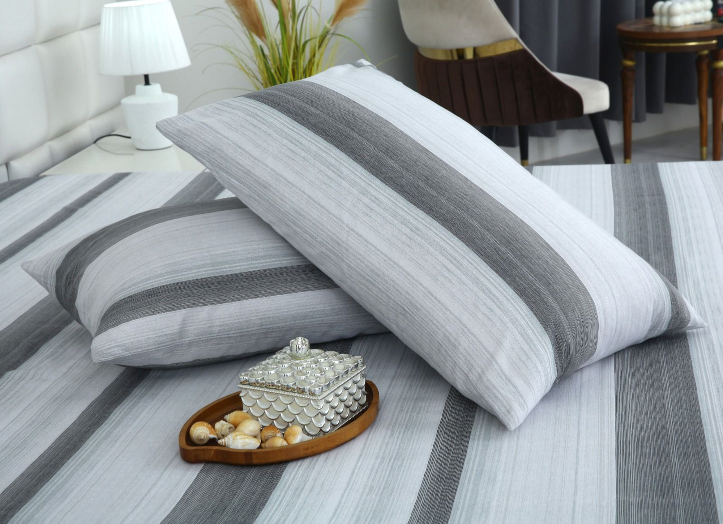 3 PCs Double Bed Sheet-DB116