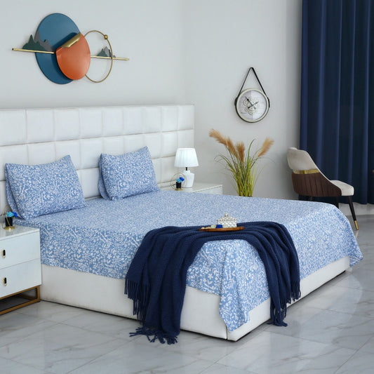 3 PCs Double Bed Sheet-DB181