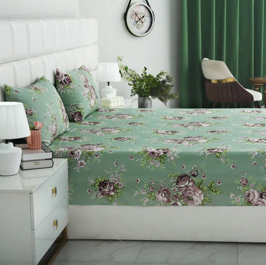 2Pcs Single Bed Sheet-Sb107
